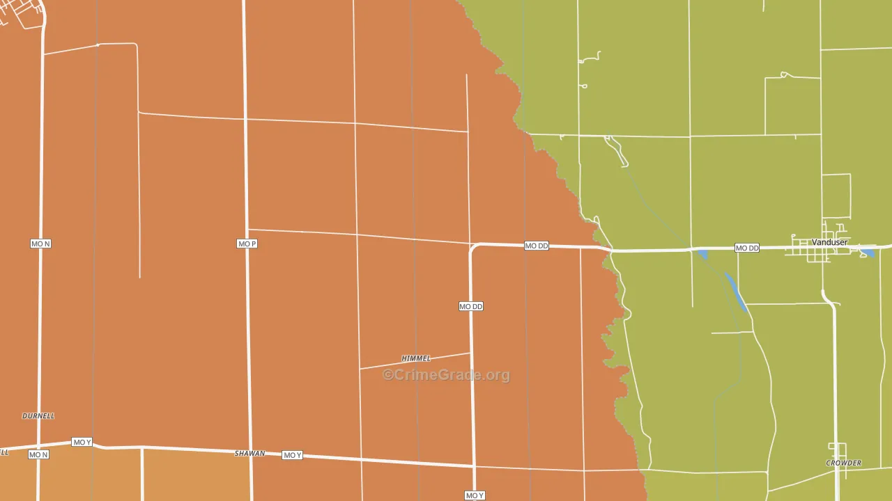 Himmel, MO Map of Assault Rates