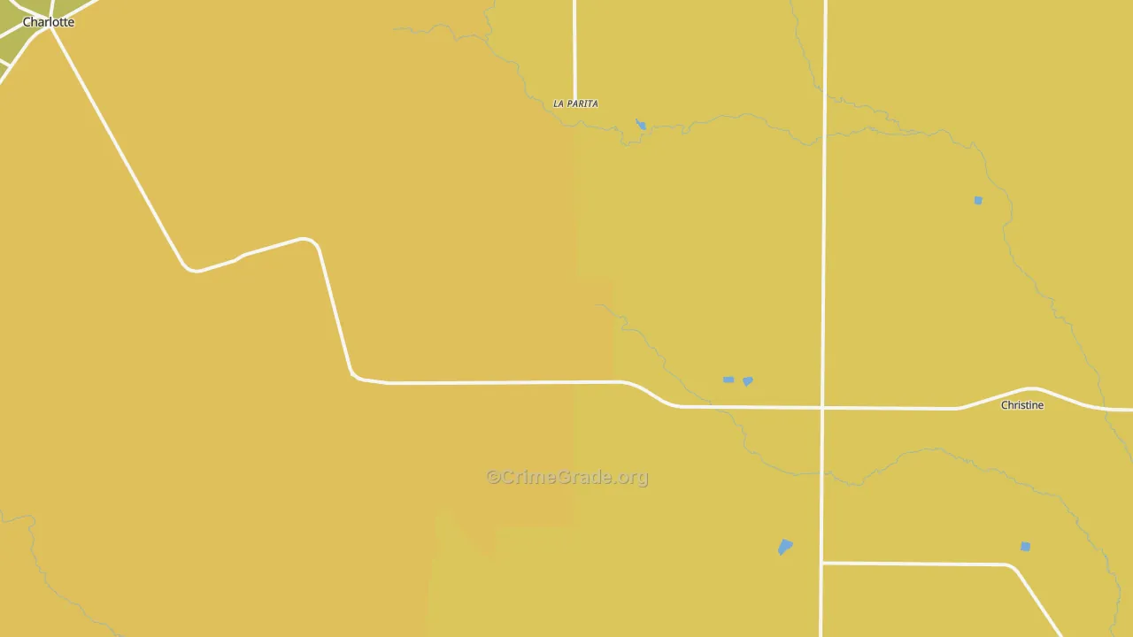 Hindes, TX Map of Assault Rates