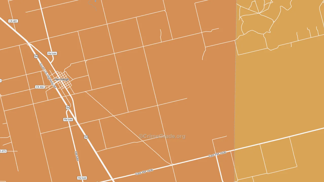 Hobbs, TX Map of Assault Rates
