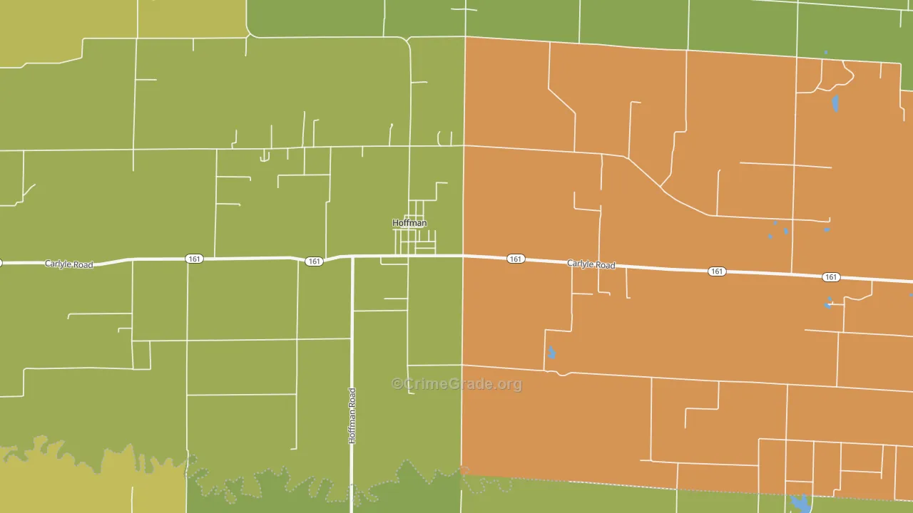 Hoffman, IL Map of Assault Rates