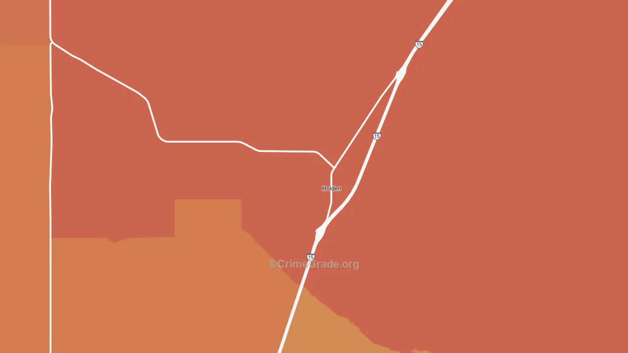 Holden, UT Map of Assault Rates