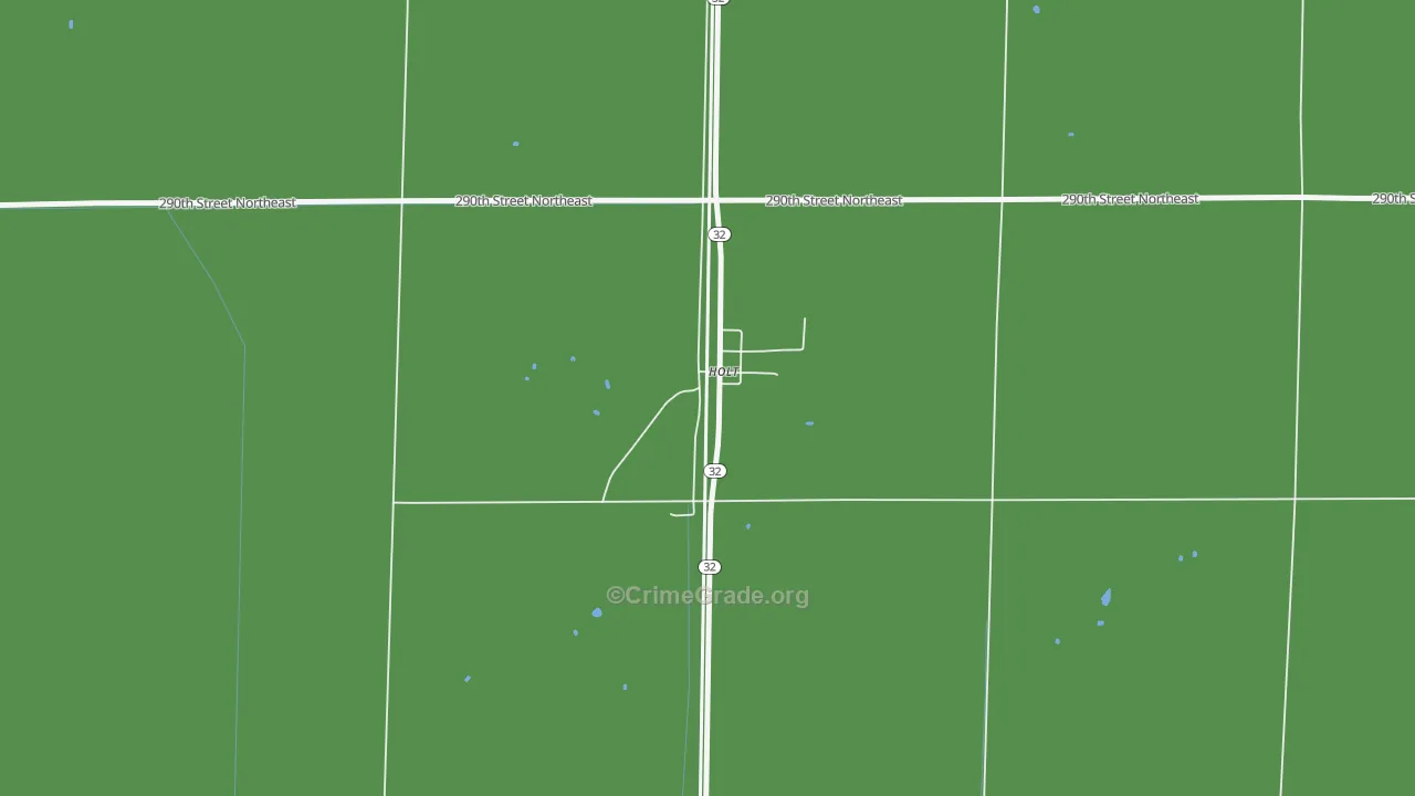 Holt, MN Map of Assault Rates