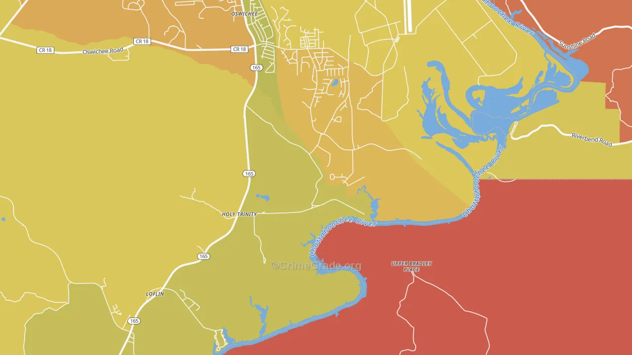 Holy Trinity, AL Map of Assault Rates