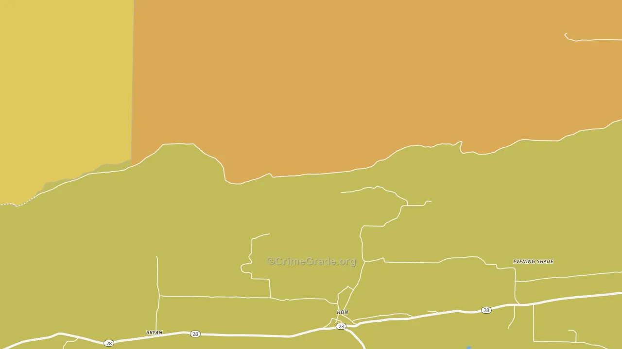 Hon, AR Map of Assault Rates