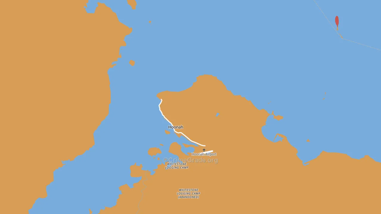 Hoonah-Angoon Census Area, AK Map of Assault Rates