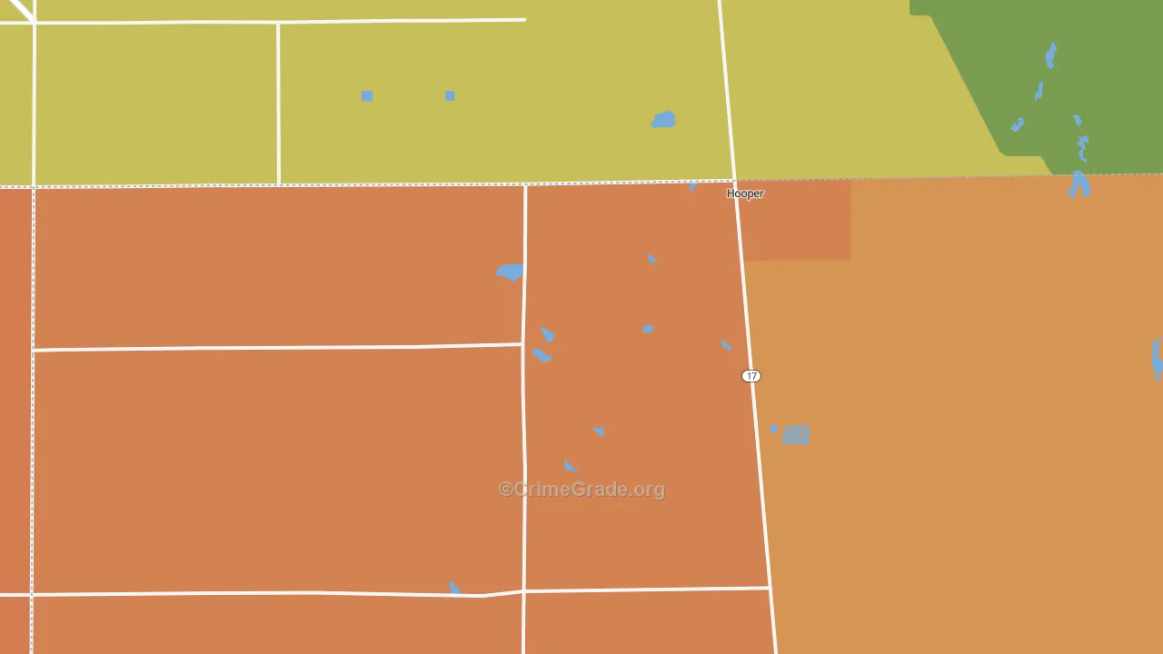 Hooper, CO Map of Assault Rates