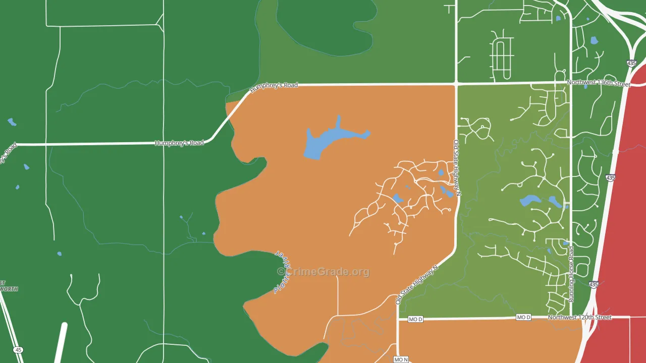 Hoover, MO Map of Assault Rates