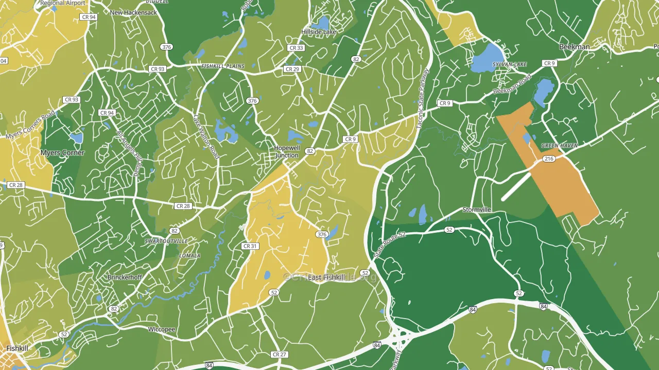 Hopewell Junction, NY Map of Assault Rates