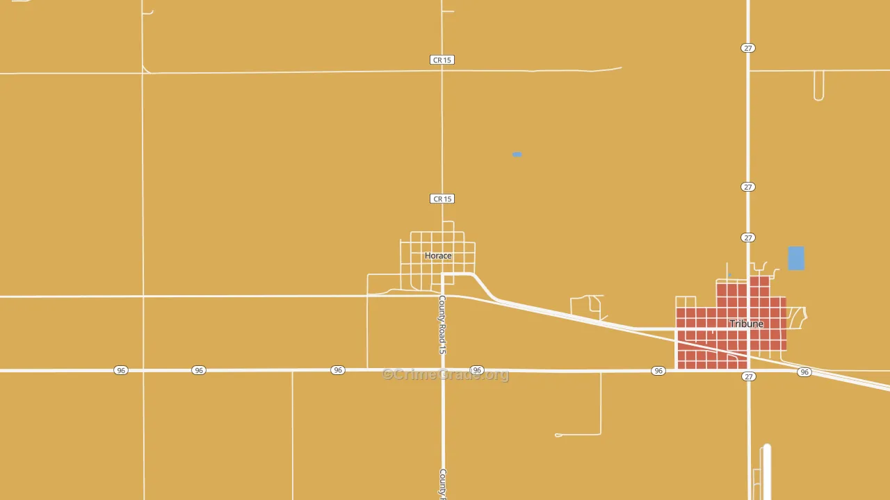 Horace, KS Map of Assault Rates