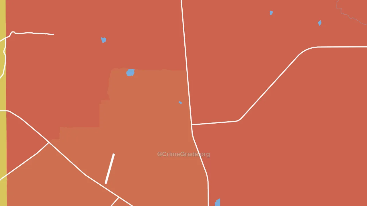Hospah, NM Map of Assault Rates