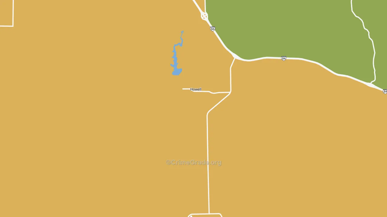 Howell, UT Map of Assault Rates