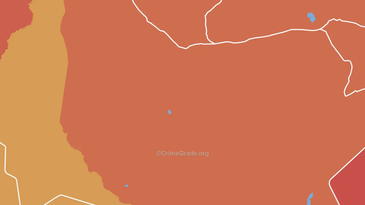Huachuca Terrace, AZ Map of Assault Rates