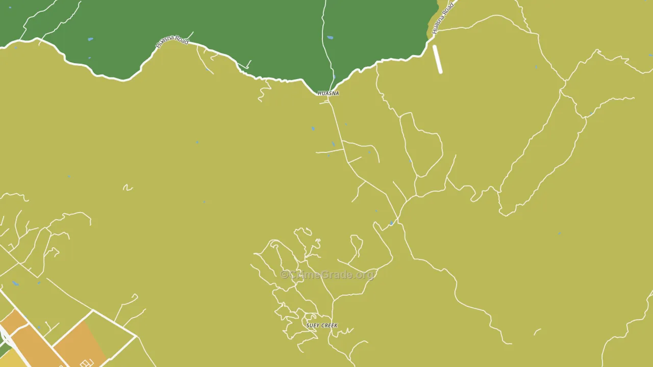 Huasna, CA Map of Assault Rates