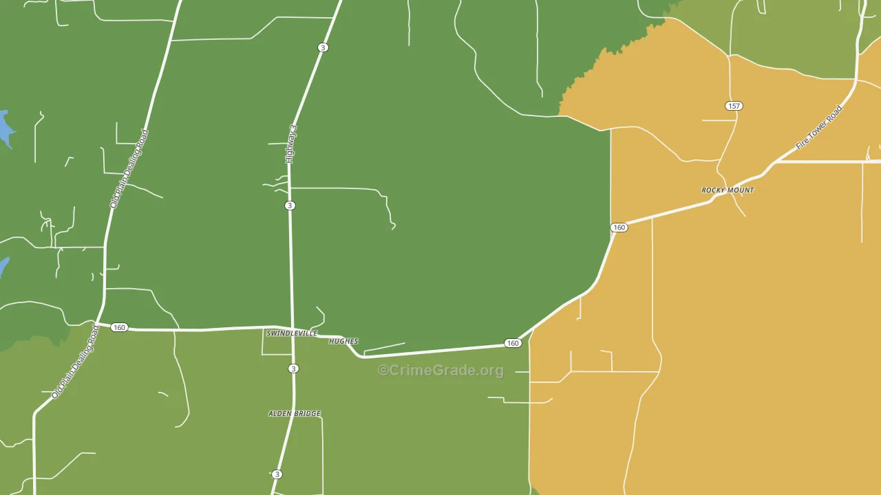 Hughes, LA Map of Assault Rates
