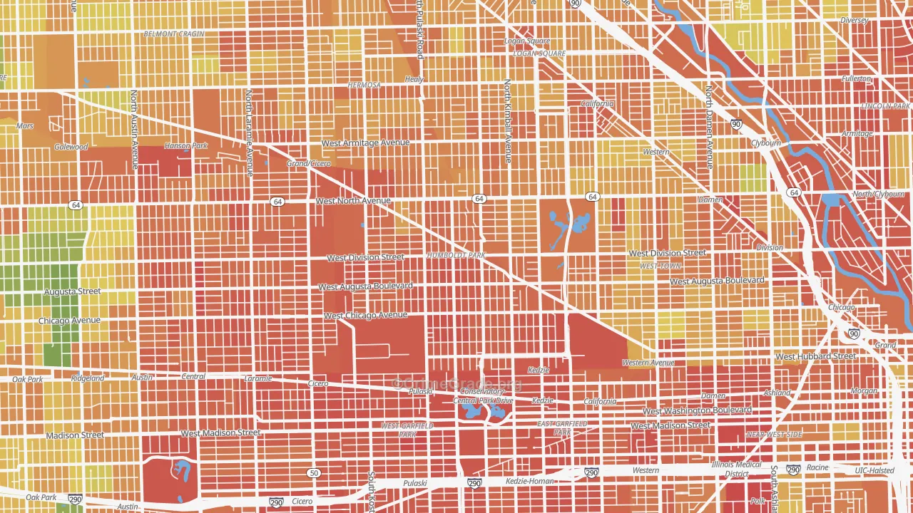 Humboldt Park, Chicago, IL Map of Assault Rates