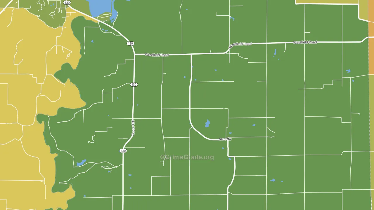 Hutton, IL Map of Assault Rates