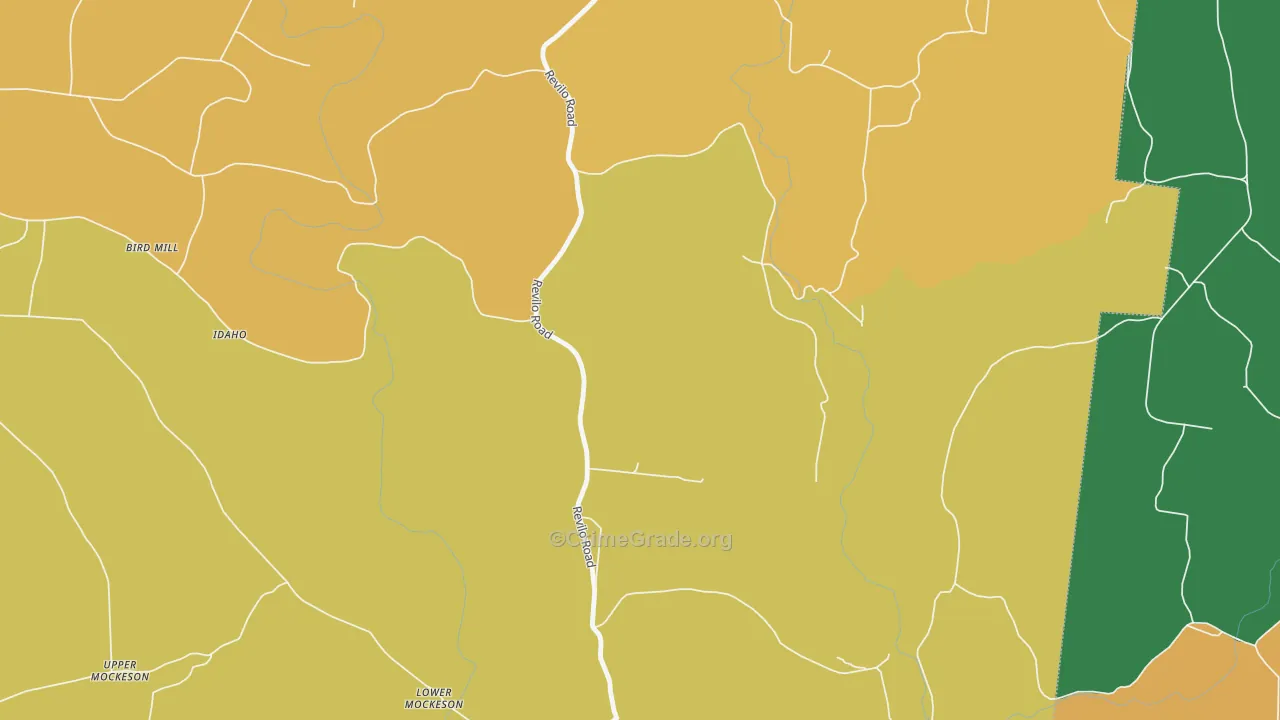 Idaho, TN Map of Assault Rates