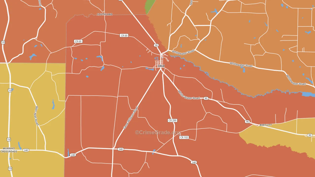 Ideal, GA Map of Assault Rates