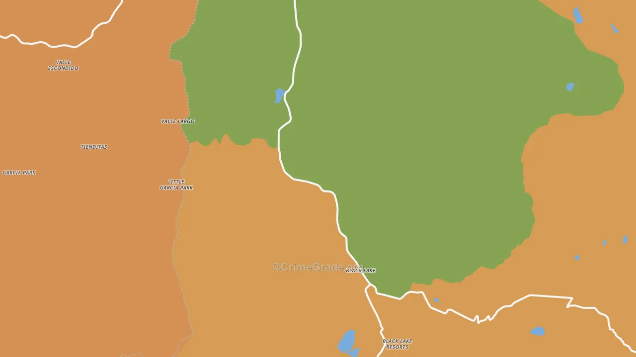 Idlewild, NM Map of Assault Rates