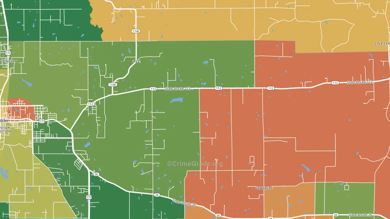Ikes, LA Map of Assault Rates