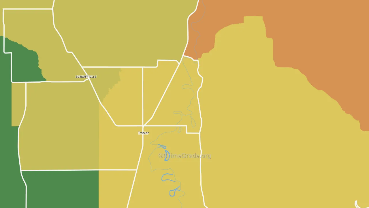 Imbler, OR Map of Assault Rates