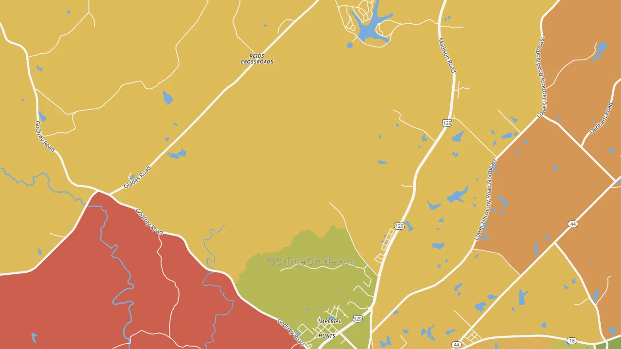 Imperial, GA Map of Assault Rates