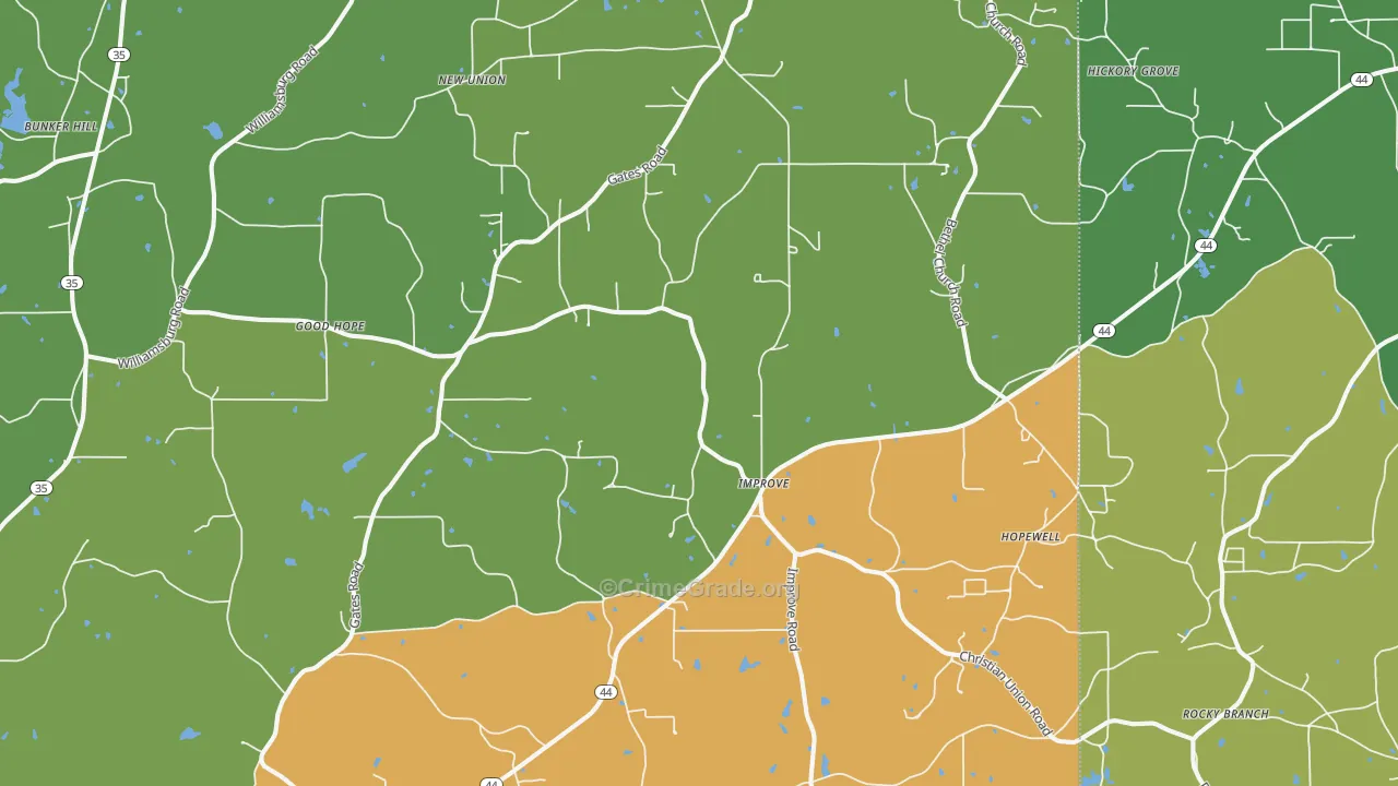 Improve, MS Map of Assault Rates