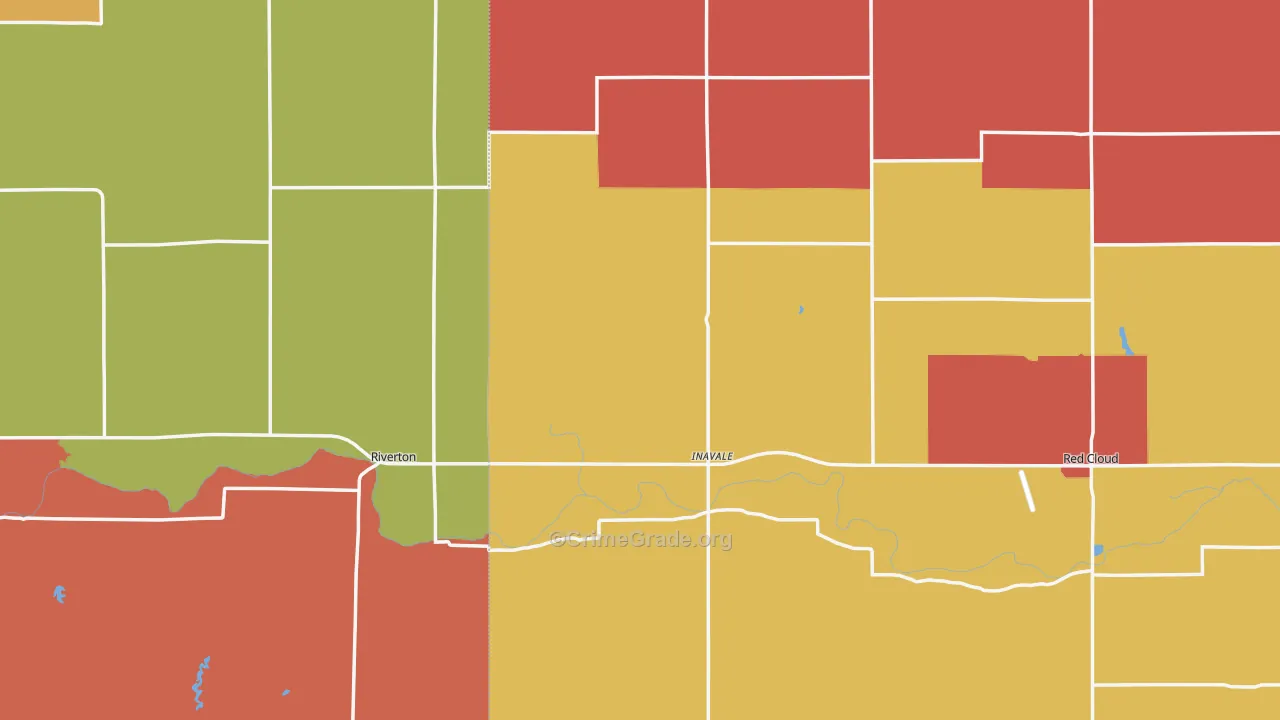 Inavale, NE Map of Assault Rates