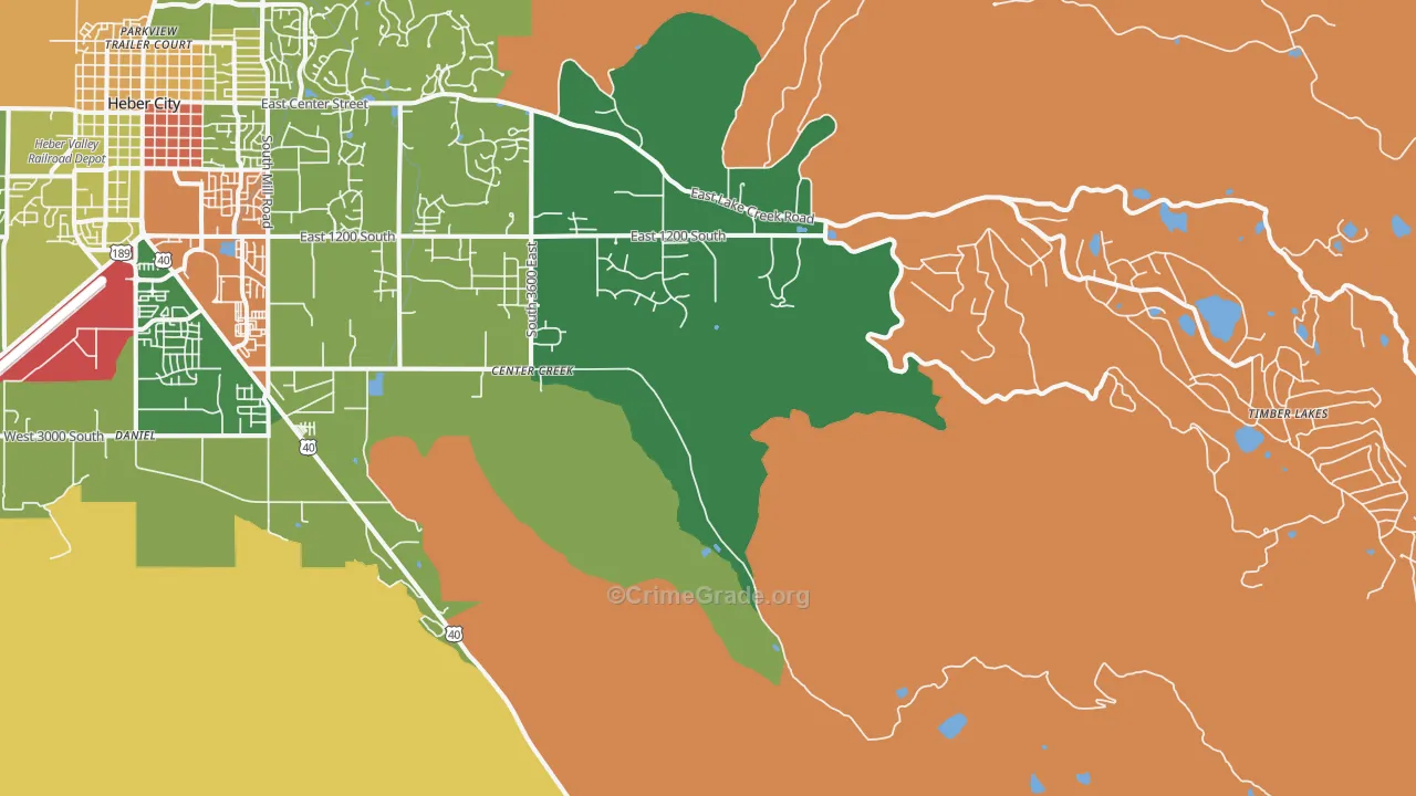 Independence, UT Map of Assault Rates