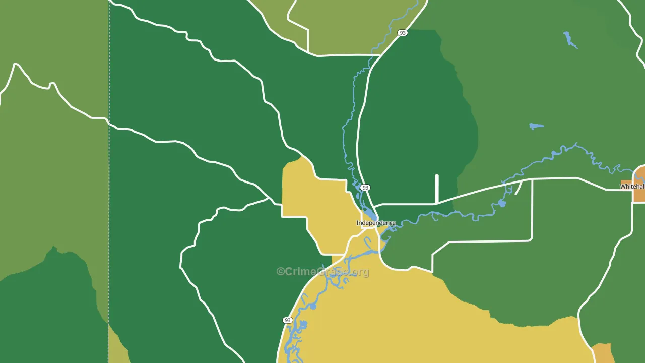 Independence, WI Map of Assault Rates