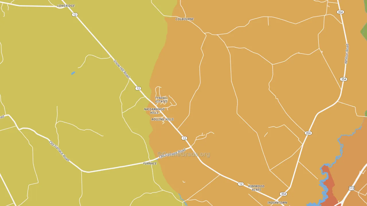 Indiantown, MD Map of Assault Rates
