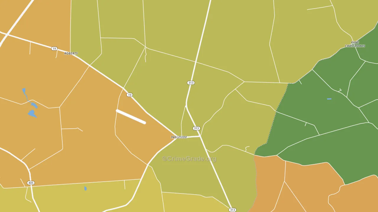 Ingleside, MD Map of Assault Rates