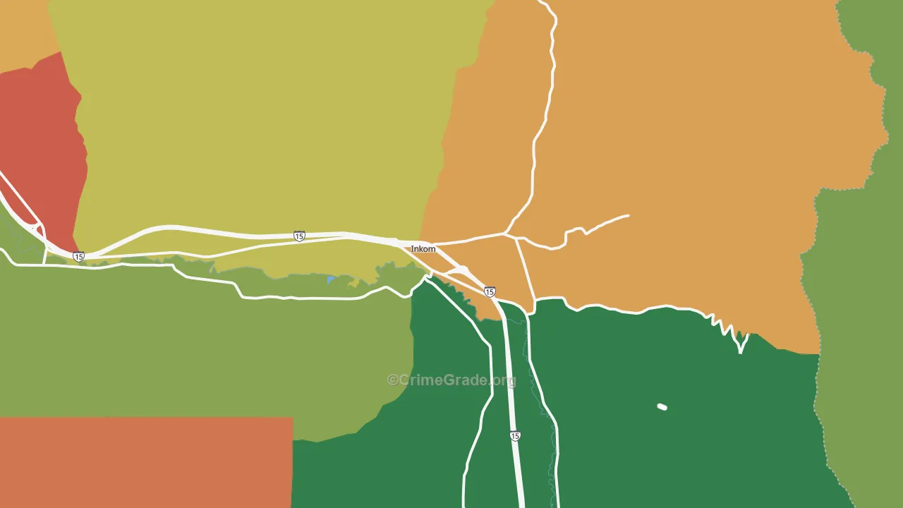 Inkom, ID Map of Assault Rates