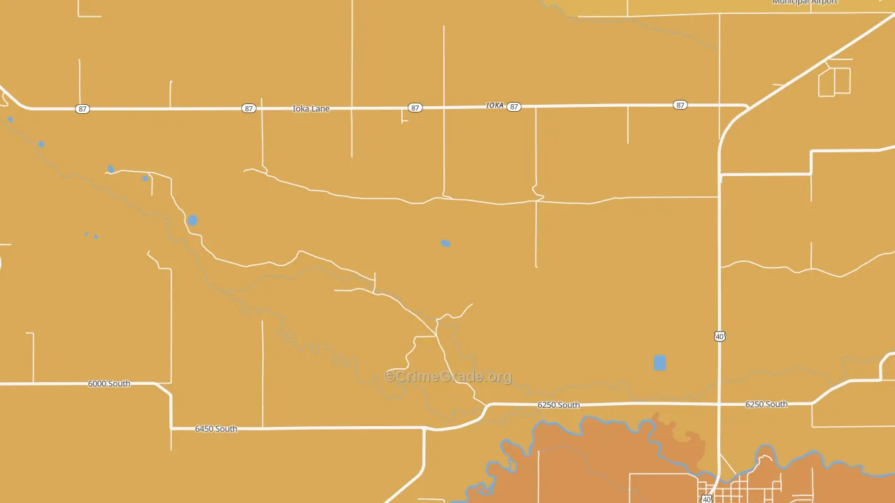 Ioka, UT Map of Assault Rates