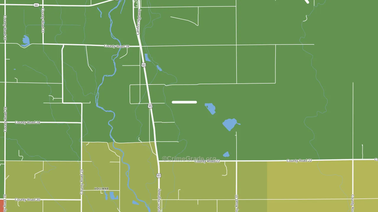 Ione, CO Map of Assault Rates