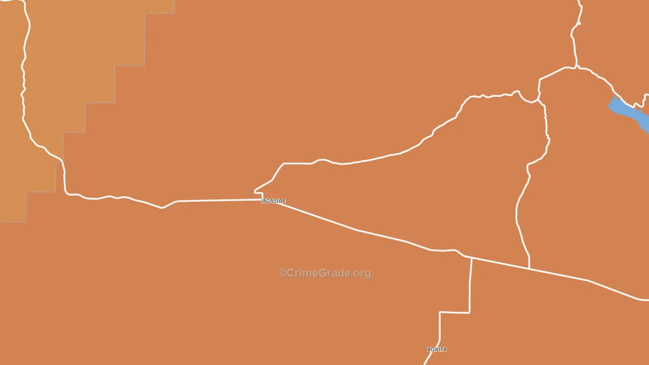 Ironside, OR Map of Assault Rates