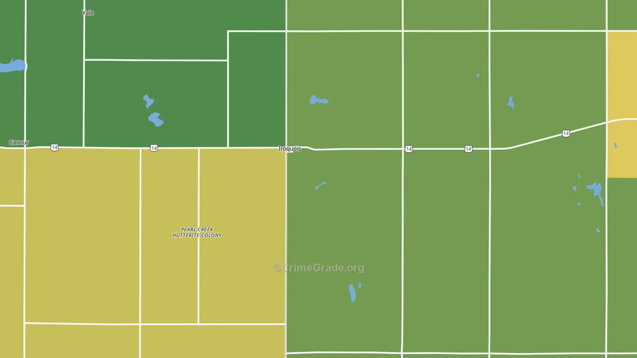 Iroquois, SD Map of Assault Rates