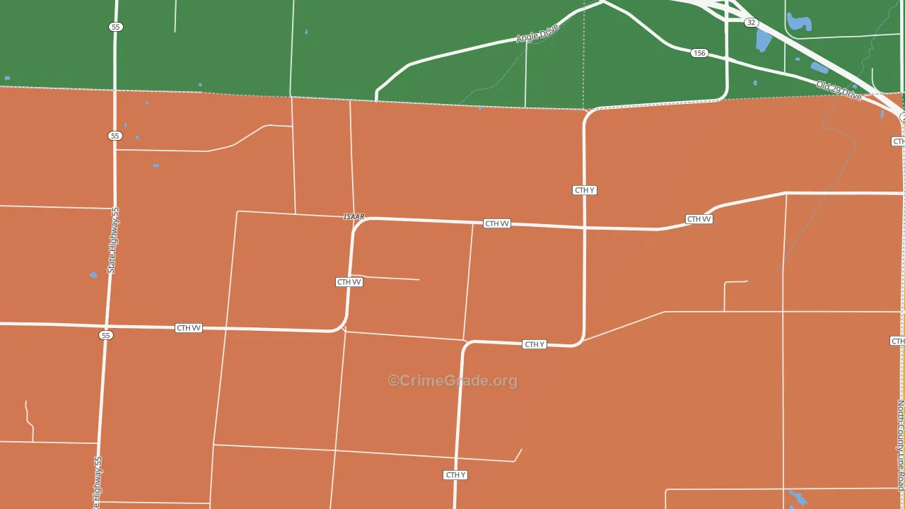 Isaar, WI Map of Assault Rates