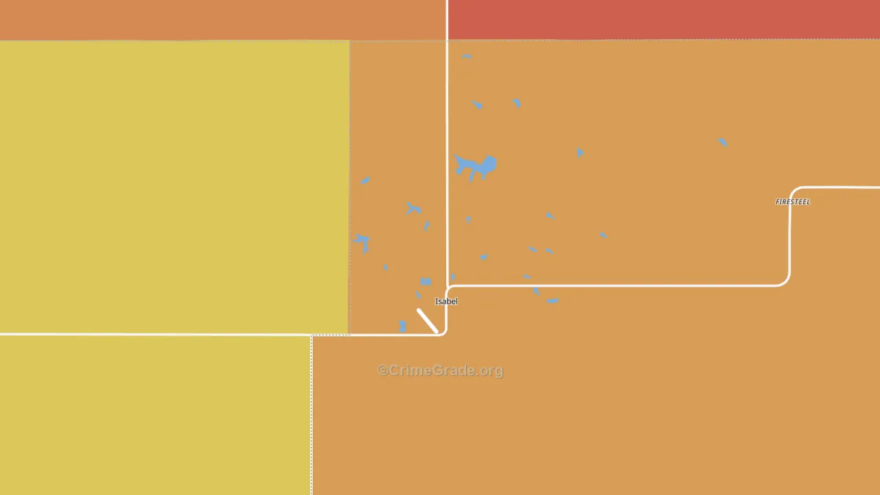 Isabel, SD Map of Assault Rates