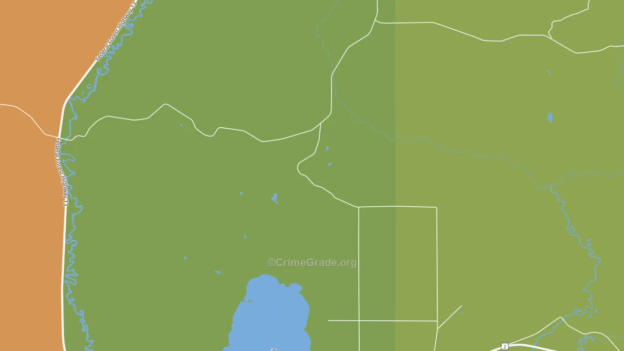 Isabella, MI Map of Assault Rates