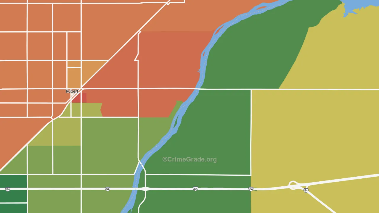 Jackson, ID Map of Assault Rates