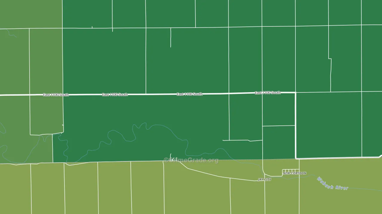 Jay City, IN Map of Assault Rates