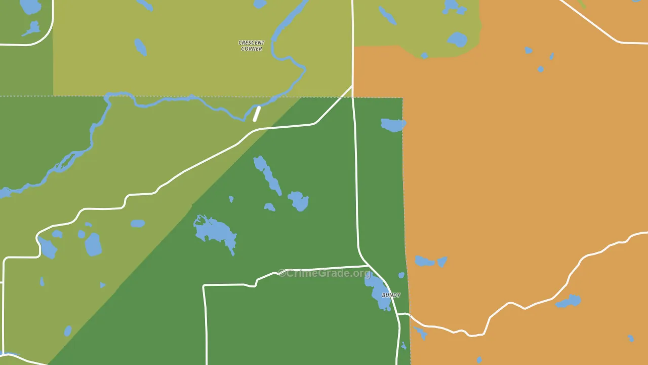 Jeffris, WI Map of Assault Rates