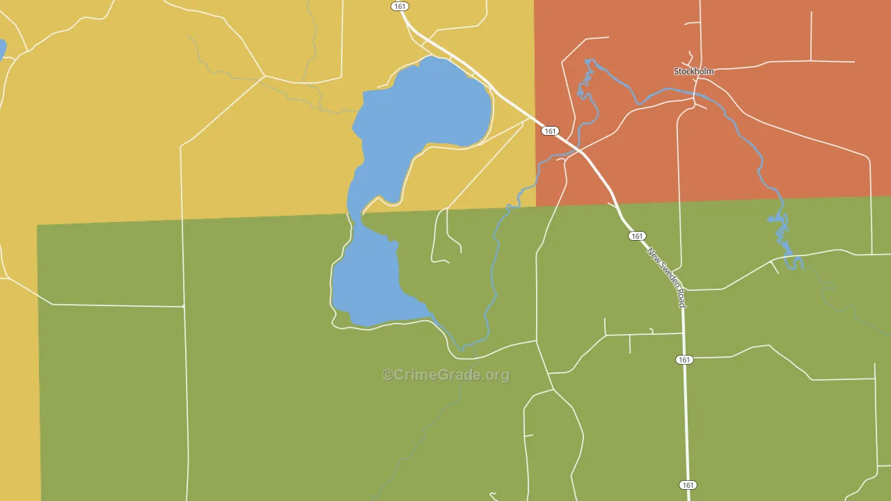 Jemtland, ME Map of Assault Rates