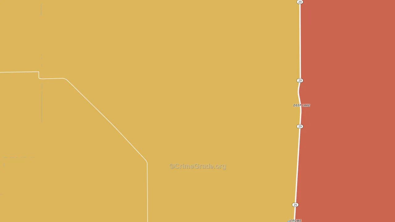 Jerome, FL Map of Assault Rates