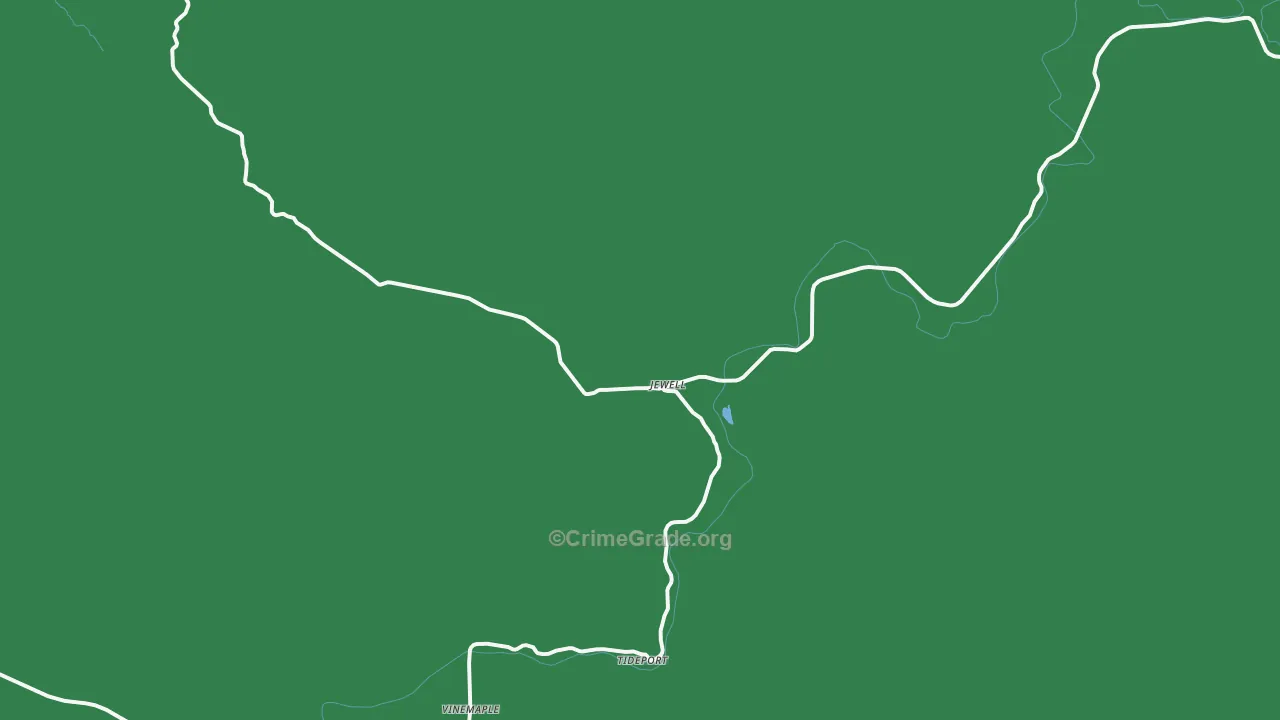 Jewell, OR Map of Assault Rates