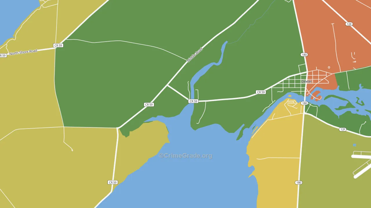 Jewettville, NY Map of Assault Rates