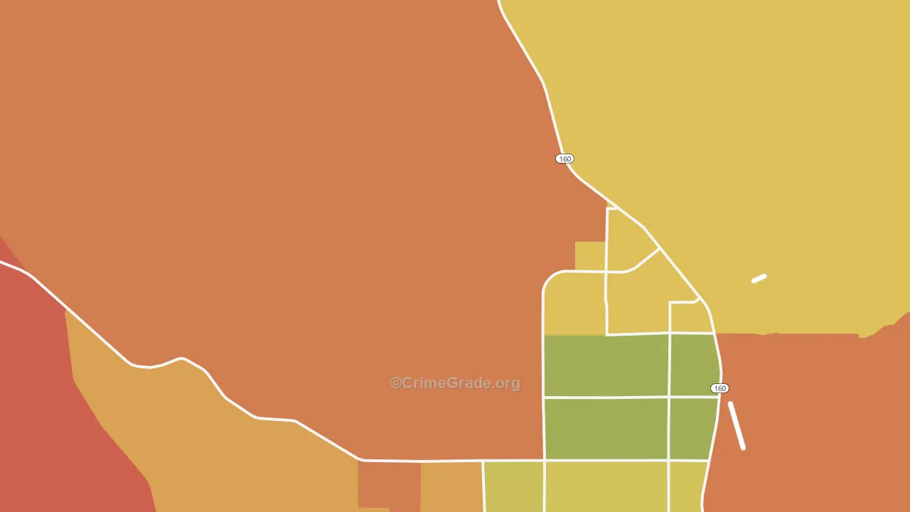 Johnnie, NV Map of Assault Rates
