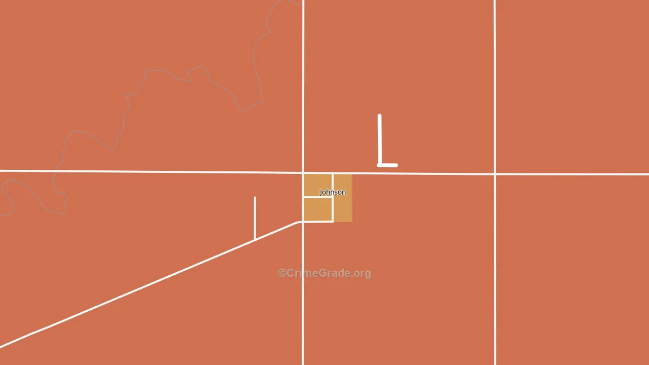 Johnson City, KS Map of Assault Rates