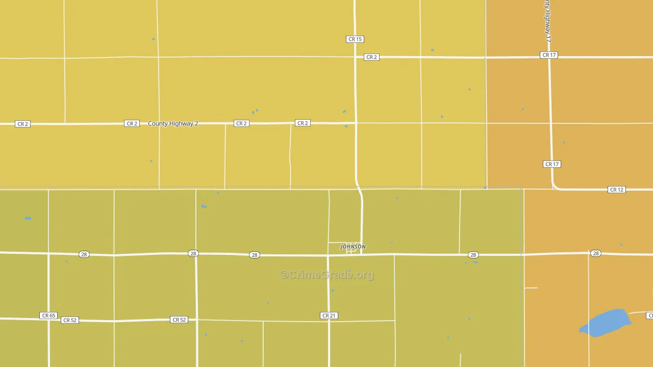 Johnson, MN Map of Assault Rates